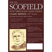 KJV Old Scofield Classic Study Bible 2nd Ed (1917 Notes) BLK Genuine Leather Thumb Indexed
