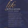 KJV Life Application Study Bible, Large Print Burgundy Bonded Leather