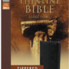 NASB Thinline Zippered Bible Large Print (10.5 Pt) Black Bonded Leather - Image 2