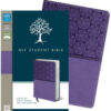 NIV Student Bible - Lavender Italian Duo-Tone