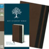 NIV Student Bible - Walnut/Espresso Italian Duo-Tone