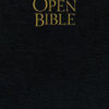 NKJV Open Bible Thumb Indexed Black Bonded Leather - Image 2