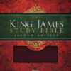 KJV King James Study Bible (Second Ed) - Thumb Indexed - Burgundy Bonded Leather - Image 2