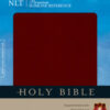 NLT Premium Slimline Large Print (10pt) Burgundy Bonded Leather Reference Bible - Image 2