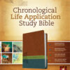 NLT Chronological Life Application Study Bible NLT - Brown/Green/Dark Teal TuTone - Image 2