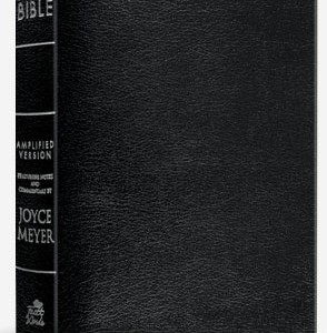 bible meyer joyce leather everyday bonded amplified personalizedbibles