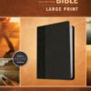 NIV Everymans Bible Large Print (10 pt) Onyx/Black Leather Look - Image 2