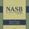 NASB Giant Print (14Pt) Reference Bible - Leathertex Burgundy Imitation Leather - Image 2