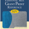 KJV Personal Size Giant Print (11.25Pt) Reference Bible Flexisoft Blue / Gray Imitation leather - Image 2