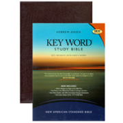 NASB Hebrew-Greek Key Word Study Bible, Black Bonded Leather