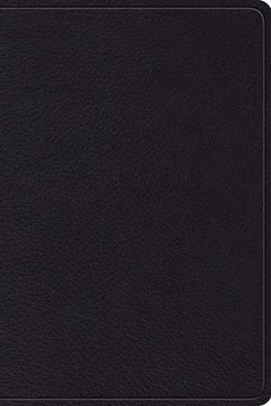 ESV Story of Redemption Bible Black Top Grain Leather