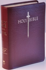 KJVER Sword Study Bible/Personal Size Large Print (11.5 pt.) Burgundy ...