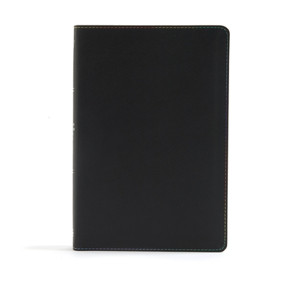 KJV Rainbow Study Bible, Black Leathertouch