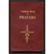Catholic Book of Prayers Giant Type (16 pt.), Burgundy Bonded Leather