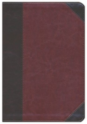 ESV MacArthur Study Bible Large Print Brown Cordovan Portfolio Design