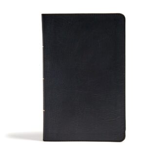 CSB Super Giant Print Reference Bible-Black LeatherTouch Indexed