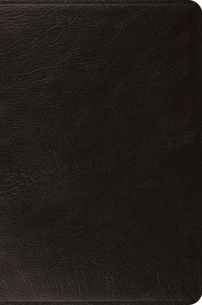 ESV Large Print Bible-Black Top Grain Leather