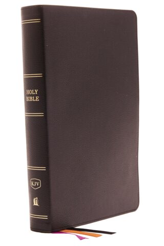 KJV Minister's Bible (Comfort Print)-Black Genuine Leather