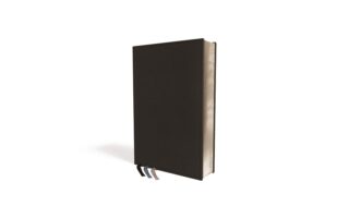 NASB Preacher's Bible (Comfort Print)-Black Premium Leather