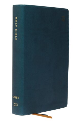 NET Single-Column Reference Bible (Comfort Print)-Teal Leathersoft