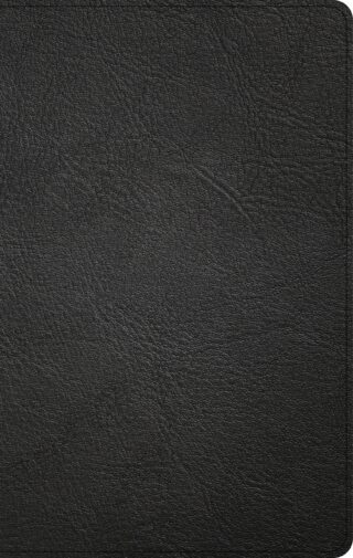 KJV Thinline Reference Bible-Black Genuine Leather