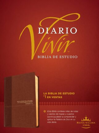 RVR 1960 Life Application Study Bible (Biblia de Estudio del Diario Vivir)-Brown/Tan LeatherLike
